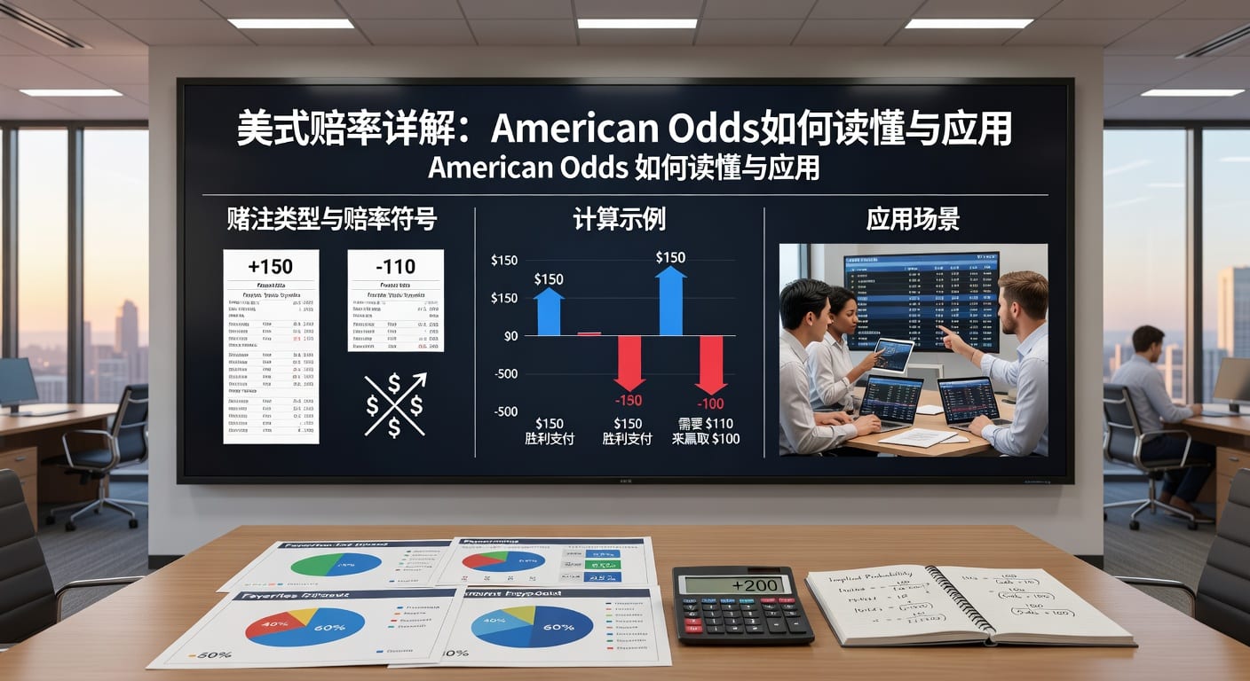 美式赔率 American Odds 详解：计算阅读避坑