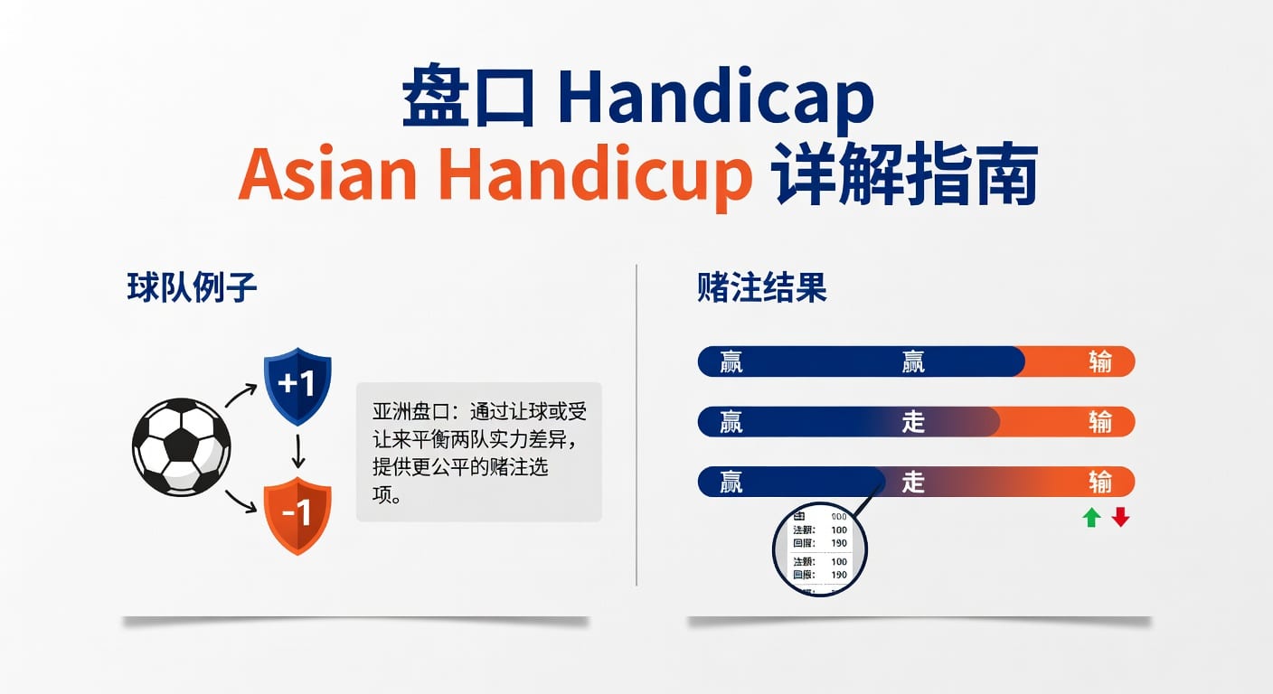 盘口 Handicap Asian Handicap 详解与投注技巧
