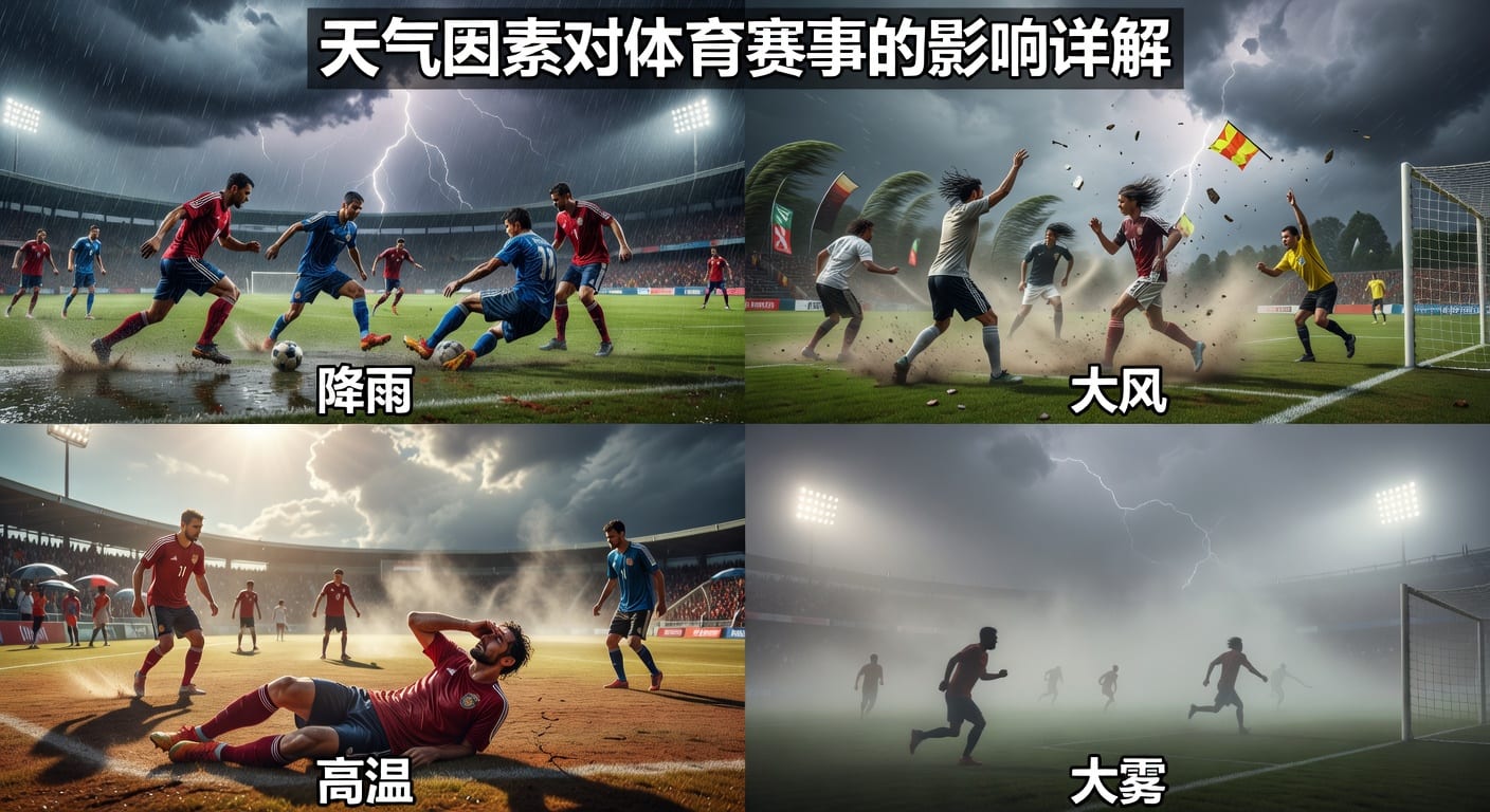 天气因素对体育赛事与博彩的影响及策略
