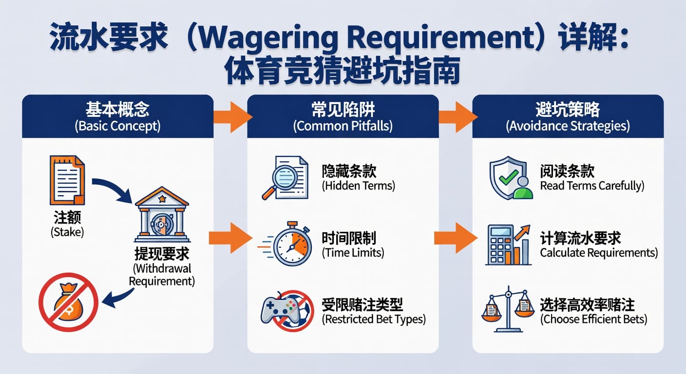 流水要求 Sports Wagering Requirement 详解：体育博彩计算与避坑