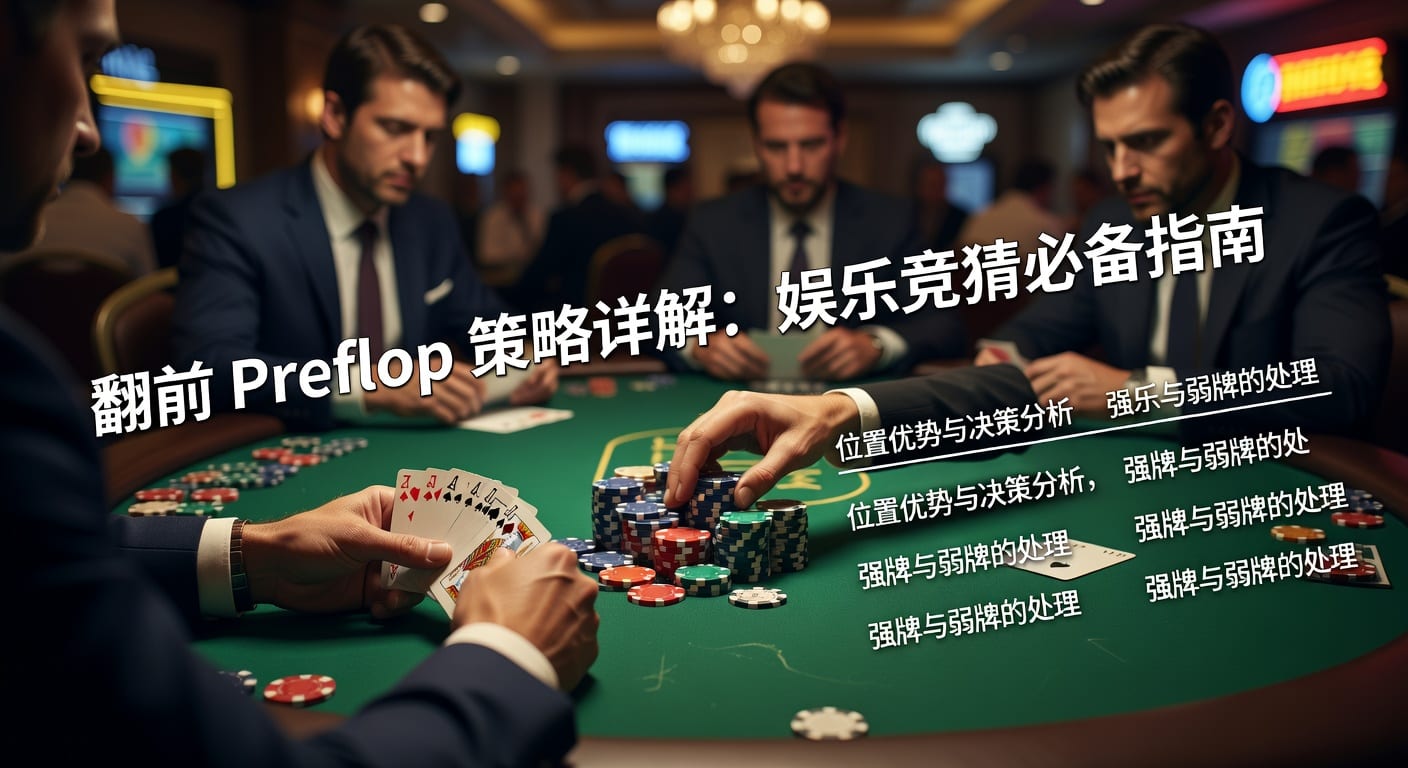 翻前 Preflop 策略：扑克博彩胜率提升指南