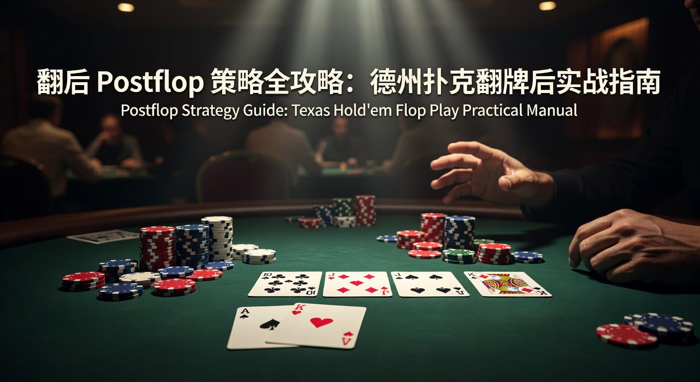 翻后 postflop 策略详解：德州扑克翻牌后必备打法