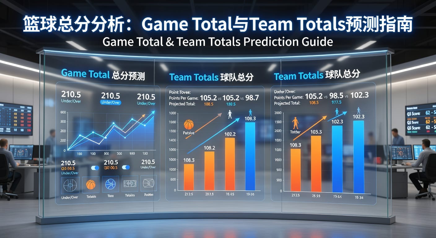 篮球总分 Game Total Team Totals 投注全攻略