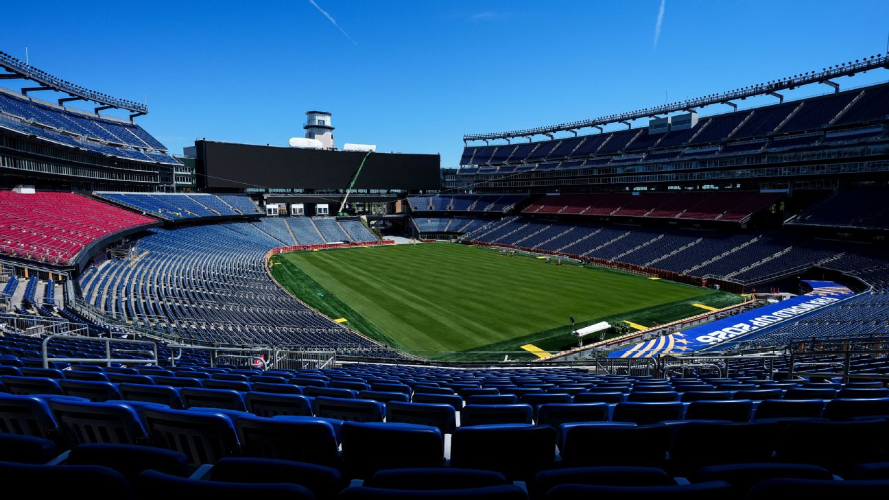 NFL球场变身世界杯草皮：11座美国球馆改造全览